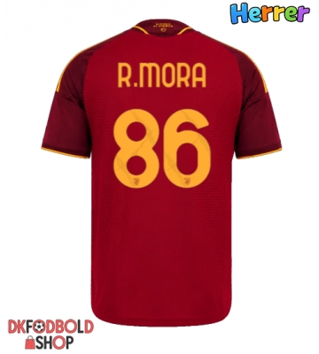 AS Roma Rodrigo Mora #86 Hjemmebanetrøje 2026-27 Kort ærmer AS Roma Rodrigo Mora #86 Hjemmebanetrøje 2026-27 Kort ærmer